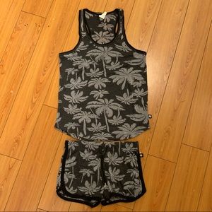 Andrew Christian Palm Tank and Shorts